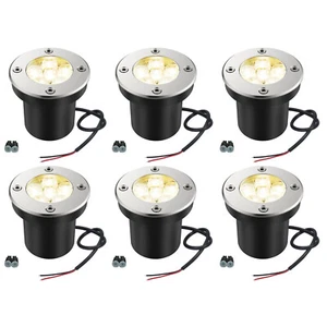 12V LED Landscape Light Low Voltage Inground LED Outdoor Garden Stair Step Light - Picture 1 of 11