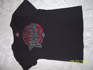 NWOT HARLEY DAVIDSON MOTORCYCLE Women's XL BUILT TO LAST GRAY LIGHT SS TOP SHIRT - Picture 1 of 3