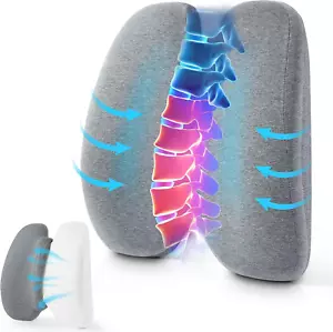 Lumbar Support Pillow for Office Chair Back Support Pillows for Car, Computer, G - Picture 1 of 8