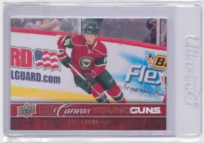 2012-13 UPPER DECK SERIES 1 YOUNG GUNS CANVAS TYLER CUMA #C105 MINNESOTA WILD - Image 1 of 2