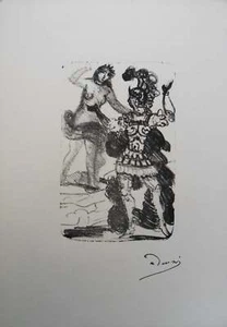 André DERAIN : Le chevalier et sa conquête, Lithographie originale signée - Bild 1 von 3