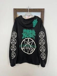 Vintage 90's Morbid Angel Hoodie Band Rare Metal Tour Death Black Hype Size XL - Bild 1 von 18