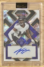 Kyle Hamilton 2022 Wild Card AM American Rushmore Crystal Rookie Auto TRUE 1/1