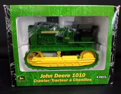 Tractor de orugas agrícola John Deere 1010 A2 vintage 2002 Ertl 1:16 Foto 1 de 4