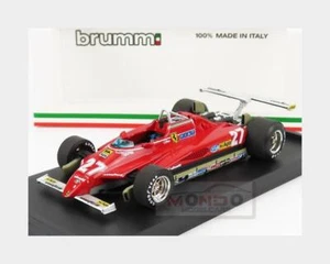 1:43 BRUMM Ferrari F1 126C2 #27 Usa Ovest Long Beach Gp 1982 Villeneuve R272 MMC - Picture 1 of 2
