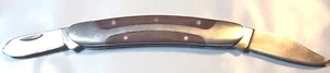 Winchester Limited Edition Wood Inlay 2 Blade Pocket Knife 3-1/4”Closed - Picture 1 of 4