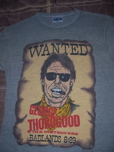 Thorogood Destroyers Wanted 1989 concert Tshirt Size Medium Hanes 75/25 - Picture 1 of 2