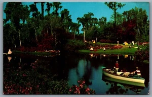 Postcard Cypress Gardens Florida c1953 America’s Tropical Wonderland Lake Eloise - Bild 1 von 2