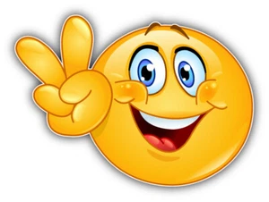 Smile Peace Car Bumper Sticker Decal "SIZES'' - Picture 1 of 1