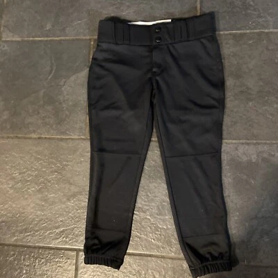 Champro Girls Softball Pants Size Medium Black Fastpitch New - Image 1 of 4