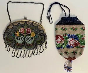 Alte Gobelin Tasche und Beutel aus Auflösung !! - Bild 1 von 8