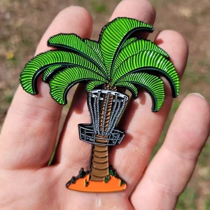 - Neuer Disc Golf Pin - Palmenkorb - 3" - - Bild 1 von 1