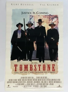 Tombstone (1993) Original 18x27 Movie Poster – Kurt Russell, Val Kilmer - Picture 1 of 2