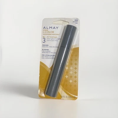 Almay Intense i-color Volumizing Mascara No3 For Hazel Eyes #033-Midnight SEALED - Image 1 of 2