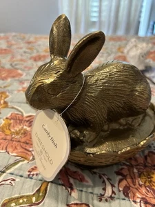 Metallguss Hase Kaninchen Schmuck Bonboniere - Schwelle mit Studio McGee - Bild 1 von 3