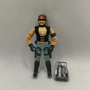 G.I. Joe Torch Dreadnok Cobra Hasbro Action Figure 1985 Backpack New O Ring  - Picture 1 of 9