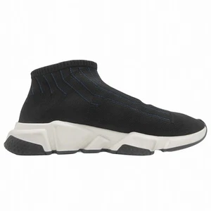 Balenciaga Speed Trainer Low Knit Rib Stripe Logo Embro - Picture 1 of 9