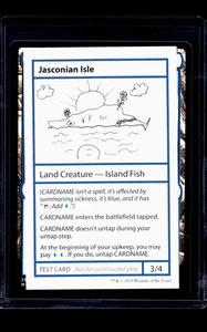 2019 MTG Magic the Gathering Mystery Booster Playtest Card Jasconian Isle LP - Picture 1 of 2