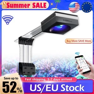 PopBloom RL90 Reef Led Light 24 Full Spectrum for 60cm Marine Aquarium Corals - Picture 1 of 13