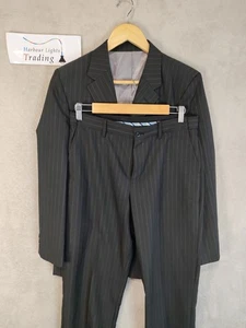 M&S Marks Spencer Traje Chaqueta Pantalones 2 Piezas Gris Niños 14 Años Mezcla Lana - Imagen 1 de 17