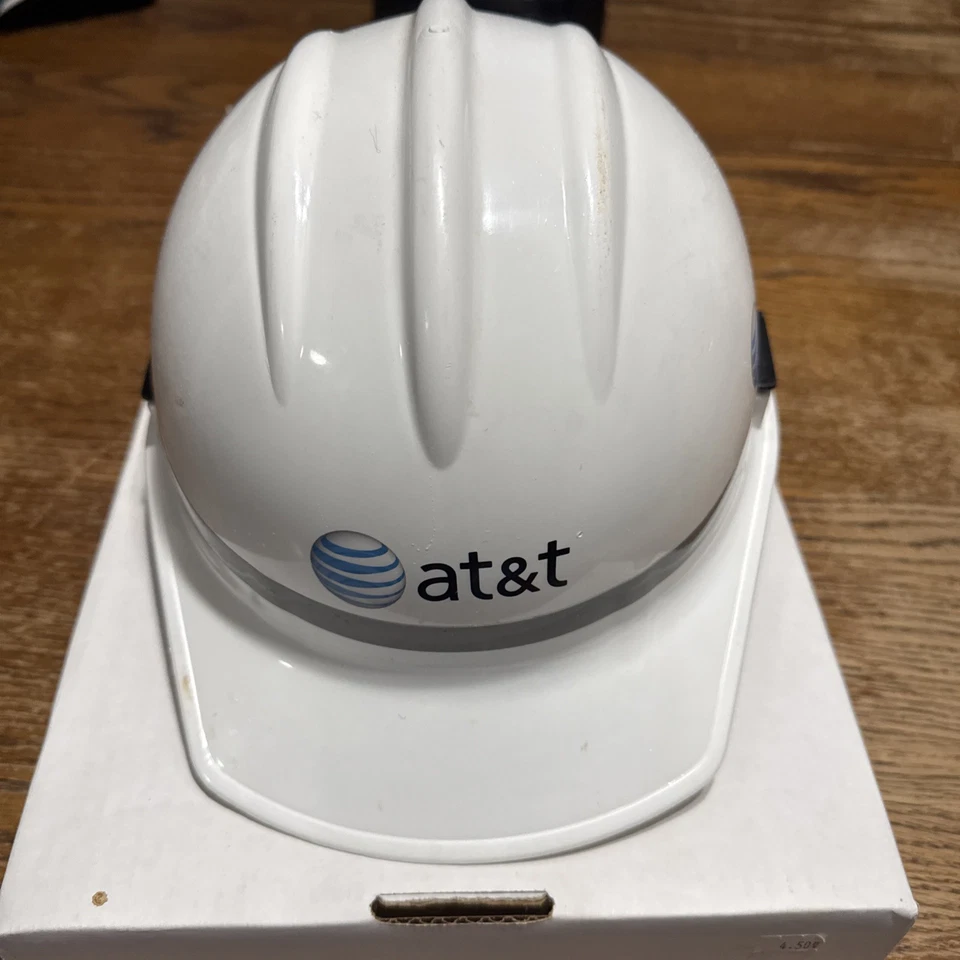 De colección - AT&T - Sombrero duro de seguridad - Sombrero de construcción - Modelo 3000 Foto 1 de 4