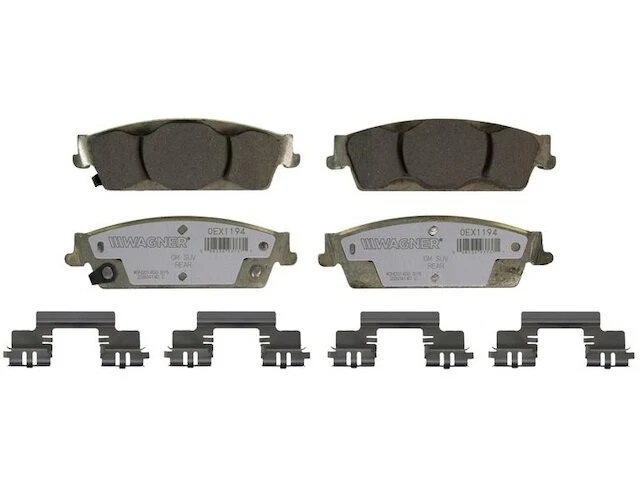 Rear Brake Pad Set For 2007-2014 GMC Yukon XL 1500 2008 2009 2010 2011 ZM663RC - Image 1 of 1