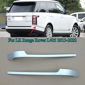 2X Kit de tiras de moldura de carrocería trasera plateadas aptas para LR Range Rover L405 2013-2022 - Imagen 1 de 6