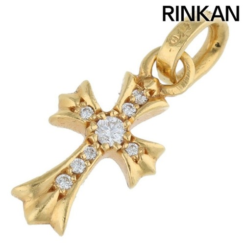 CHROME HEARTS Charm Cromo Cuori 22k CRS BBYFAT P DMND Baby Fat Pave Diamante Oro Usato8