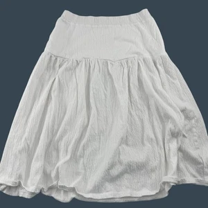 Gap weißer Baumwollrock Gr. Small Boho skurril gefüttert weich Midi - Bild 1 von 6