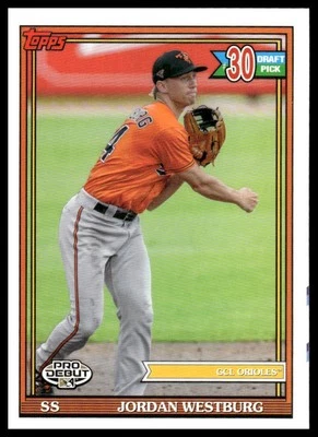 2021 Topps Pro Debut #PD-186 Jordan Westburg - Image 1 of 2