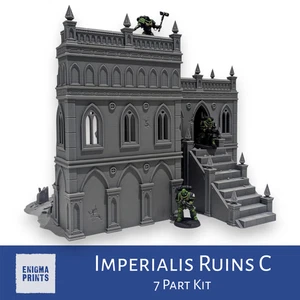 Imperialis Ruins C | Emerita | Gothic Terrain Scenery for Tabletop Wargaming - Picture 1 of 12