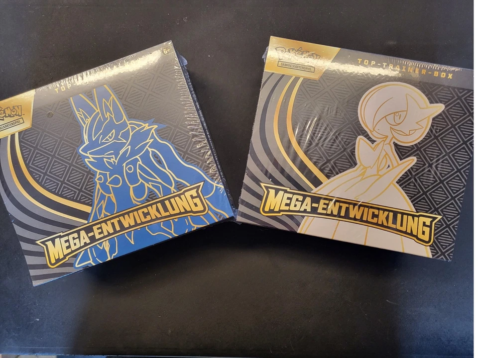 Pokémon Mega Entwicklung Lucario + Guardevoir Top Trainer Box Deutsch ab 68,00 - Bild 1 von 1