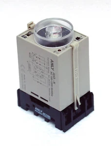 2set Timer Socket PF085A 8P + Clamp FH-3 DIN Rail Screw Terminal CE RoHS Anly - Picture 1 of 10