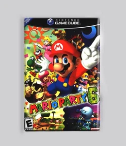 MARIO PARTY 6 / GAMECUBE 2""x3"" NEVERA IMÁN caja nnintendo juego retro super smash - Imagen 1 de 3