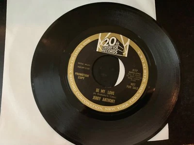 45 PROMO RARE Jerry Anthony "Be My Love / Twilight City"   20th CENTURY   NM - Image 1 of 4