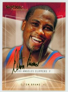 2004-05 Skybox Autographics Insignia #6 ELTON BRAND /150