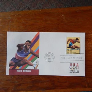 Estate Find - FDC OLYMPICS,Men's Hurdles May 2, 1996 Centennial Games - Picture 1 of 4