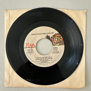 John Cougar Mellencamp R.O.C.K. In the USA/ Under the Boardwalk 45rpm Tested VG - Picture 1 of 3
