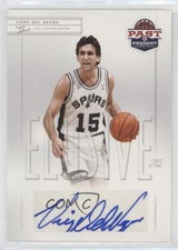 2011-12 Past & Present Elusive Ink Vinny Del Negro #VDN Auto