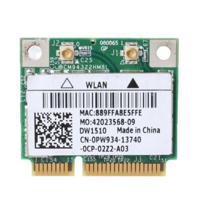 BCM94322HM8L DW1510 Half Mini PCIe PCI-express Wireless WIFI WLAN Card for Dell - Image 1 of 4