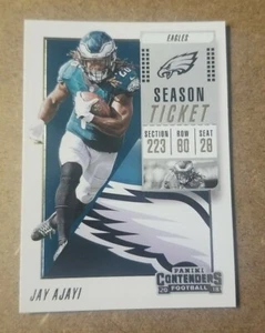 Panini Contenders #22 2018 Jay Ajayi - Philadelphia Eagles  - Imagen 1 de 2