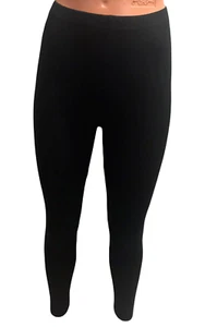 WOMEN LEGGINGS WITH ELASTICATED WAIST LADIE'S FITNESS TUMMY CONTROL PANTS - Picture 1 of 6