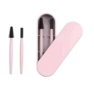 Silicone Eyelash Brush Reusable Eyebrow Brush Kit Mascara Wands Makeup Tool - Picture 1 of 17