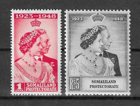 SOMALILAND 1949 SG 119/20 MNH Cat £8.85 Cover