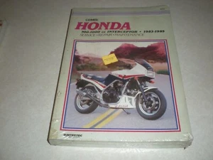Manual de servicio genuino de reparación y mantenimiento Clymer Honda 700 1000 Interceptor - Imagen 1 de 1