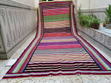 Moroccan handmade Azilal Kilim Rug Beni Ourain Tribal Carpet 5.67 x 12.99 ft 