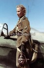 WW2 Picture Photo Lydia Litvyak of Night Witches in front fighter plane 3154