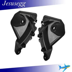 Pair For Model X 2016-2020 Black Front Bumper Fender Bracket Mount Support - Foto 1 di 8