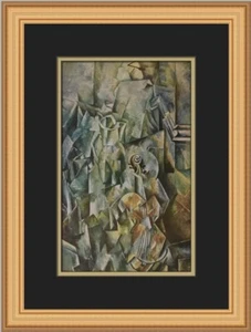 Georges Braque Still Life with a Violin and a Pitcher Custom Framed Print - Picture 1 of 2