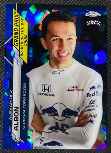 2020 Topps Chrome Sapphire Formula 1 Alexander Albon RC #156 Rookie Card - F1 - Picture 1 of 2
